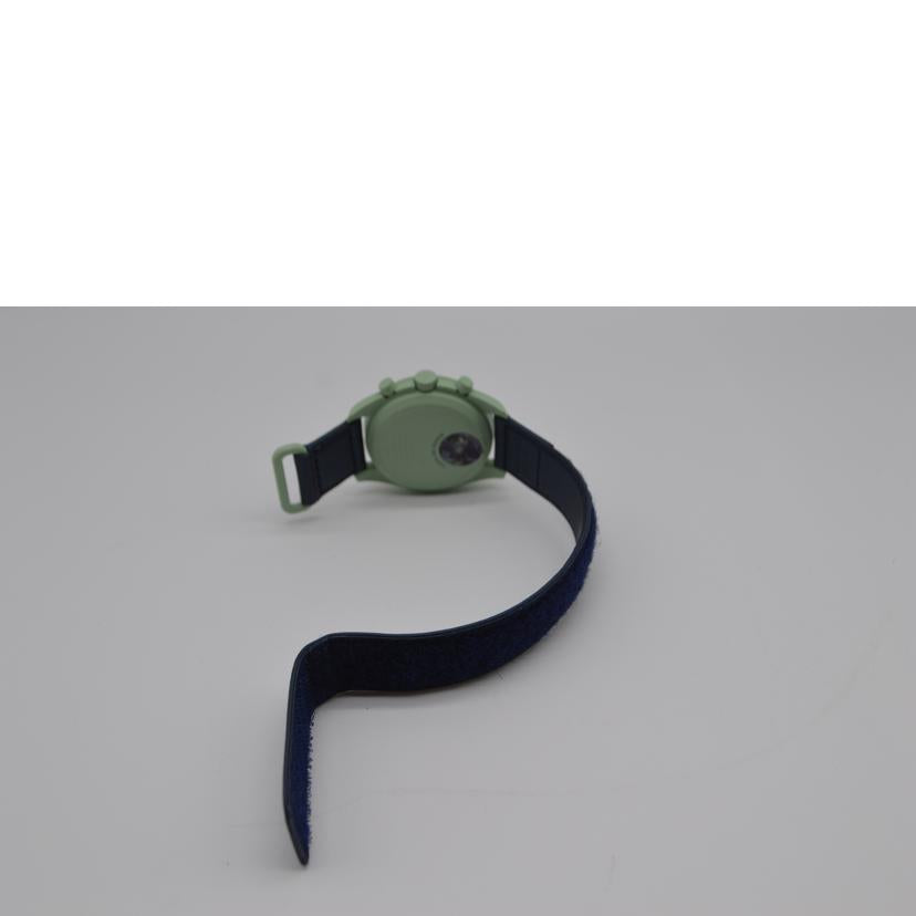 OMEGA×swatch オメガ×スウォッチ/MISSION ON EARTHムーンウォッチクオーツ/SO33G100//SAランク/89