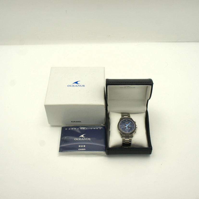 CASIO カシオ/オシアナス・クラシックライン/電波ソーラー/OCW-T4000-1AJF//001*****/SAランク/62