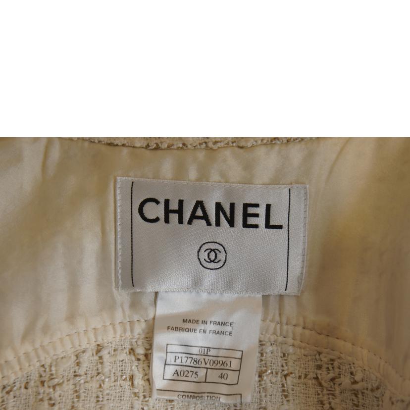 CHANEL シャネル/ツイードココマークボタンベストホワイト/P17786V09961//Aランク/92