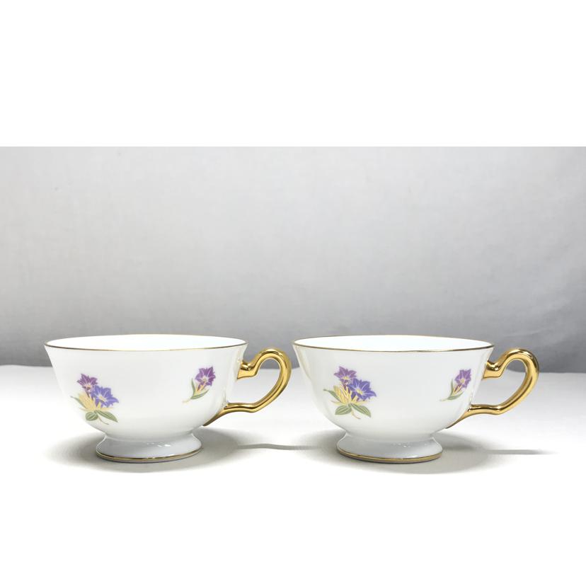 OKURA TOUEN 大倉陶園/JR東海 桔梗 カップ&ソーサー ペア//Aランク/51