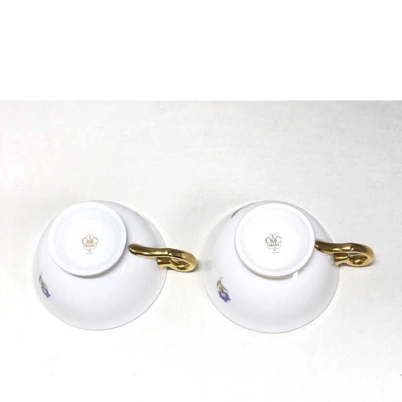 OKURA TOUEN 大倉陶園/JR東海 桔梗 カップ&ソーサー ペア//Aランク/51