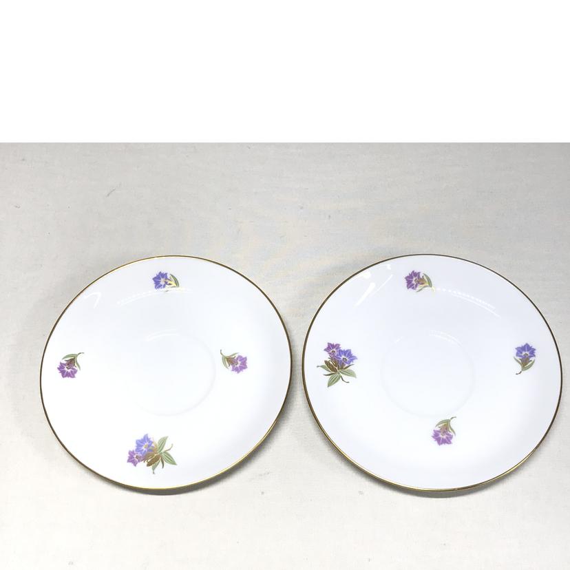 OKURA TOUEN 大倉陶園/JR東海 桔梗 カップ&ソーサー ペア//Aランク/51