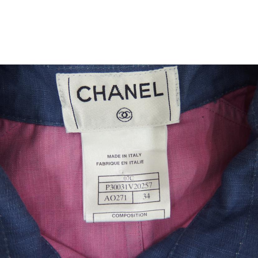 CHANEL シャネル/CHANEL ノースリーブデニムシャツ/P30031V20257//Aランク/82
