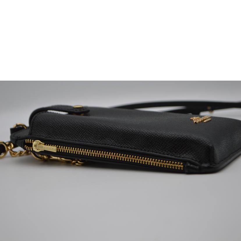 COACH コーチ/ノース/サウスフォーンクロスチェーンレザーショルダー/C6884//C79**/SAランク/89