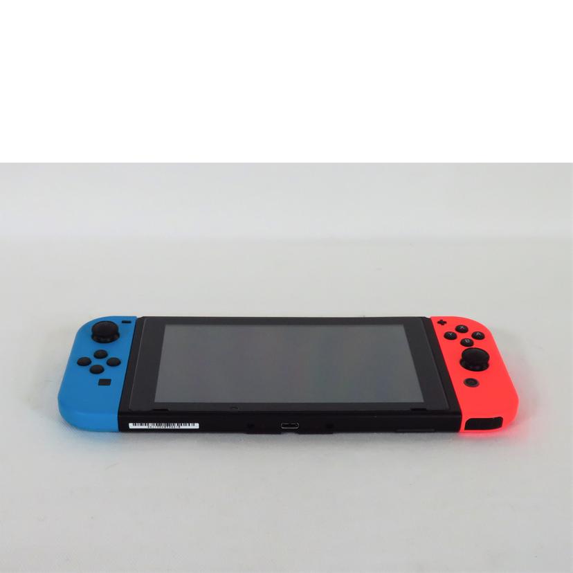 NINTENDO 任天堂/新型番 Nintendo Switch ネオンレッド×ネオンブルー/HAC-001//XKJ100448596618/ABランク/81