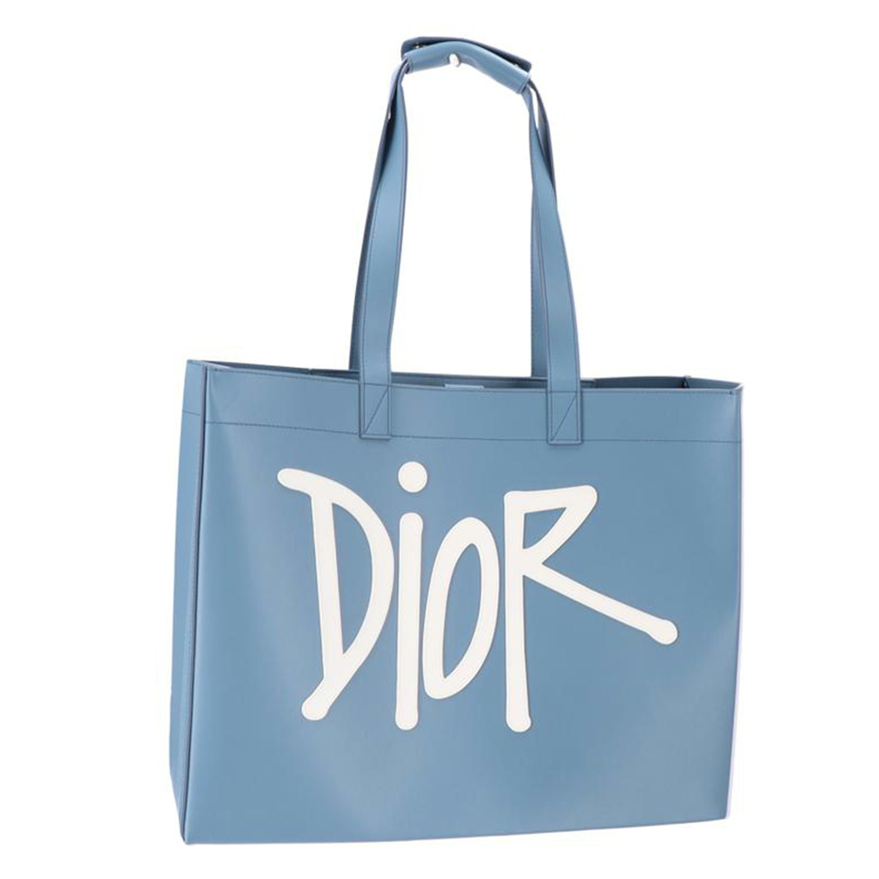 Dior Dior/D-Diorレザートート/ショーン・ステューシーコラボ/1DOSH153YZI H10E//23.BO.0260/Aランク/75