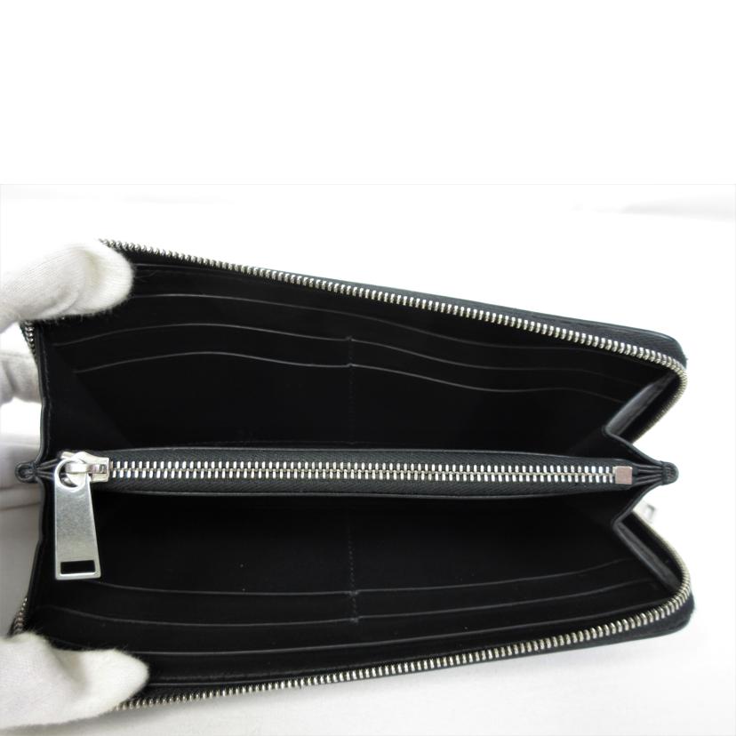 BOTTEGAVENETA ボッテガ/パンチングレザー ラウンドファスナー長財布//P00874318I/ABランク/70