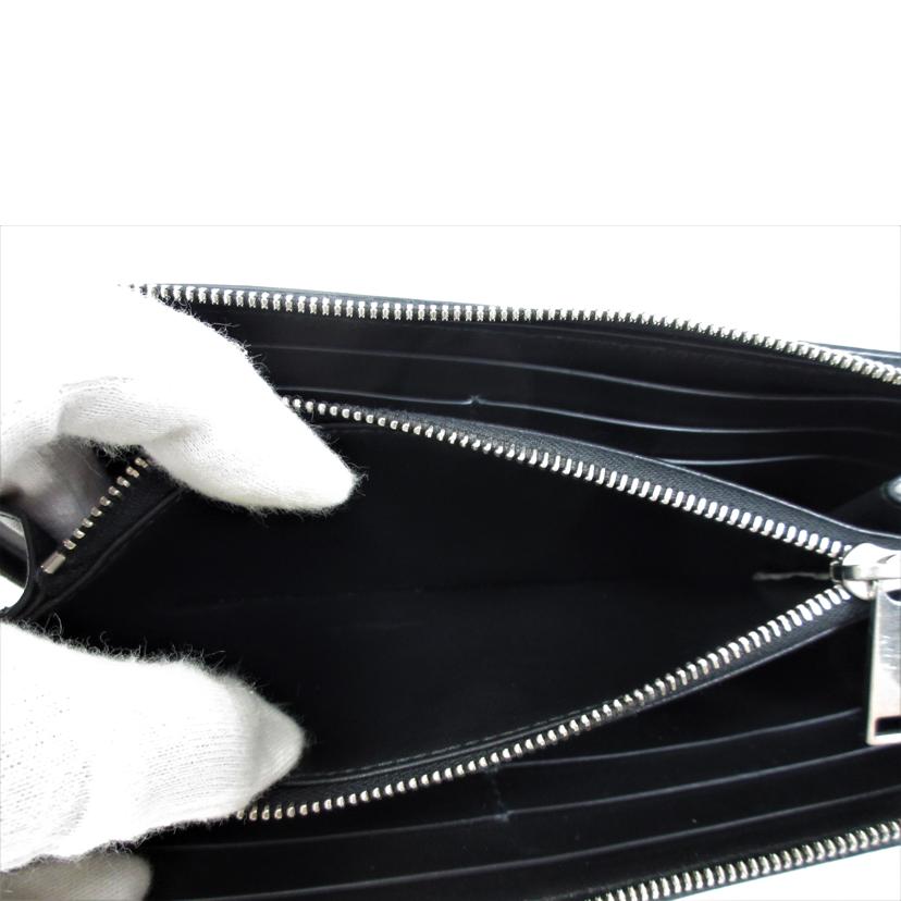 BOTTEGAVENETA ボッテガ/パンチングレザー ラウンドファスナー長財布//P00874318I/ABランク/70