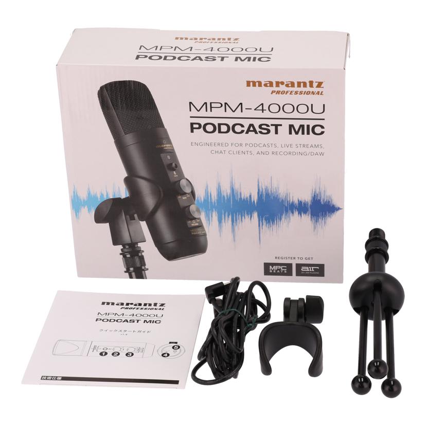 Marantz マランツ/マイクロホン/MPM-4000U//(21)di2106254517443/Aランク/81