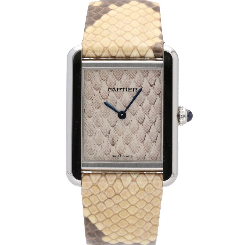 Cartier カルティエ/タンクソロSM/パイソンモチ-フ/3170//750*****/ABランク/75
