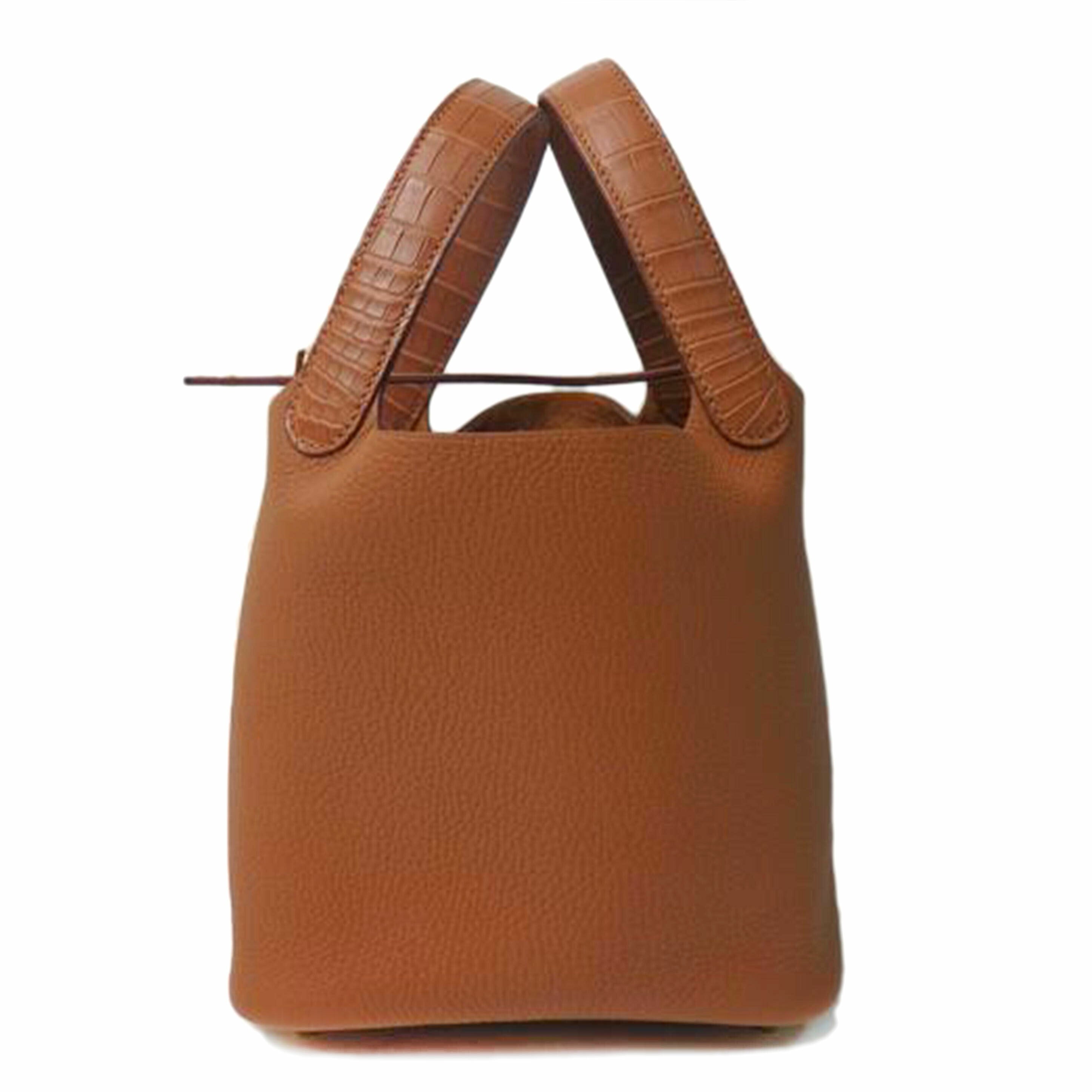 HERMES エルメス/ピコタンロック・タッチ18PM/トリヨンクレマンス×アリゲーターマット/ゴールド//Z刻/21年製/Sランク/84