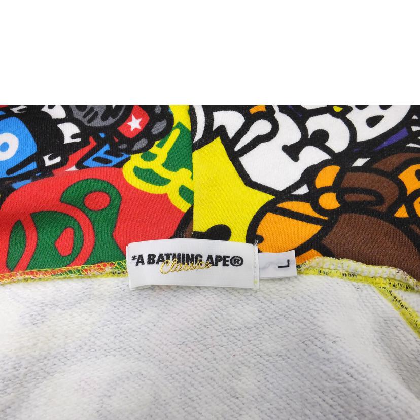 A BATHING APE アベイシングエイプ/アニマルサファリマイロフルジップパーカー//ABランク/88