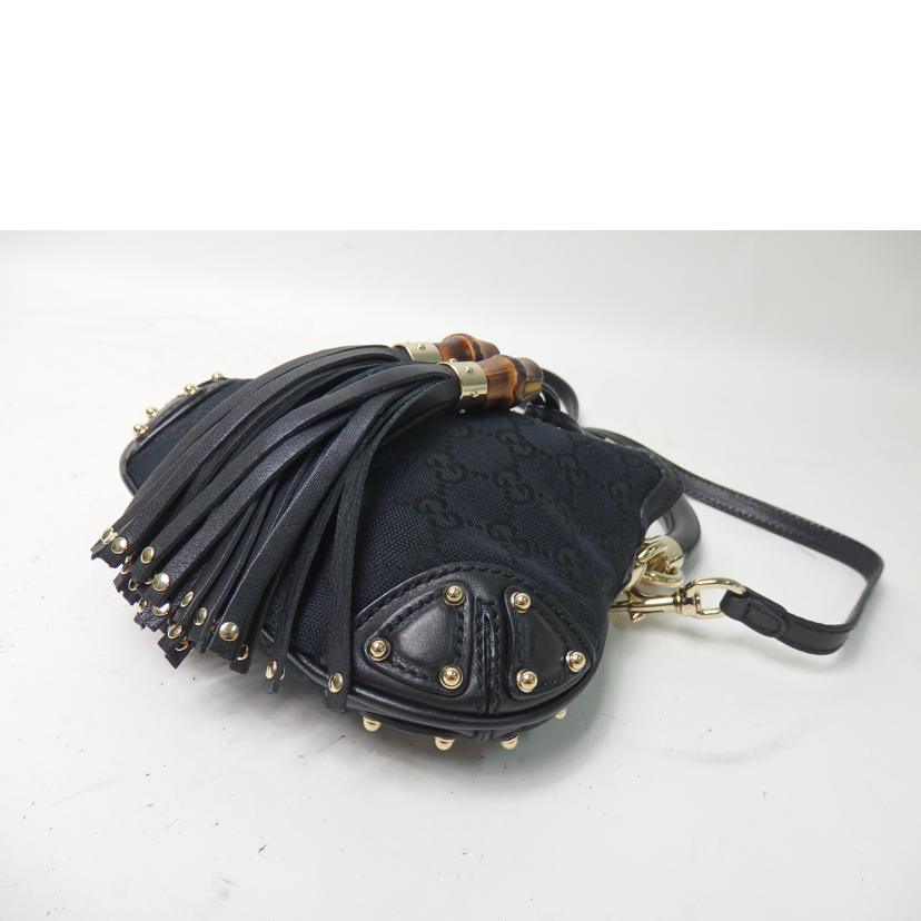 GUCCI グッチ/GGキャンバスミニタッセルショルダーバッグ/2way/バンブー/198339//502752/ABランク/84