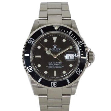 ROLEX ロレックス 腕時計 2000年頃製造 オーバーホール磨き済/サブマリーナ・デイト/ブラック/P番/16610//P965612(2000)/Aランク/81