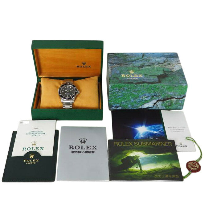 ROLEX ロレックス 腕時計 2000年頃製造 オーバーホール磨き済/サブマリーナ・デイト/ブラック/P番/16610//P965612(2000)/Aランク/81