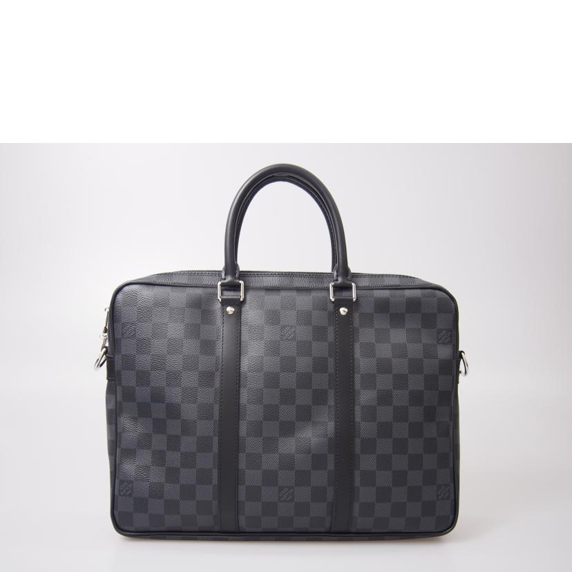 LV ルイ・ヴィトン/ポルトドキュマンボワヤージュPM/ダミエ/グラフィット/N41478//SAランク/76