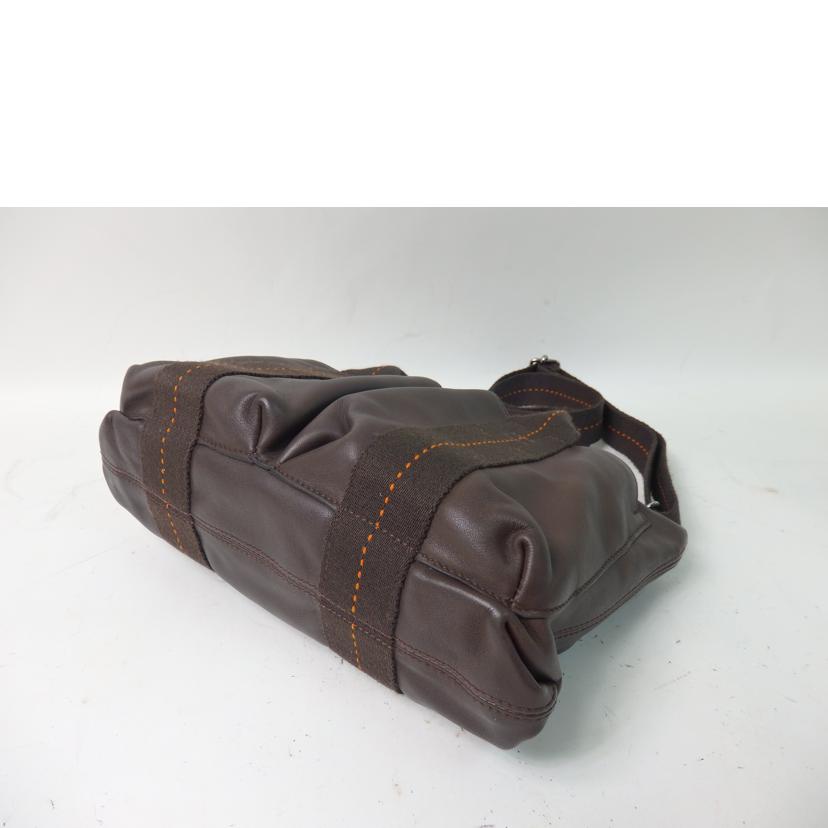 HERMES エルメス/キャラバン・ホリゾンタルPM/ヴォーデルマ/ハバナ//□K刻(07年製)/ABランク/84