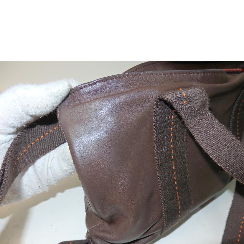 HERMES エルメス/キャラバン・ホリゾンタルPM/ヴォーデルマ/ハバナ//□K刻(07年製)/ABランク/84