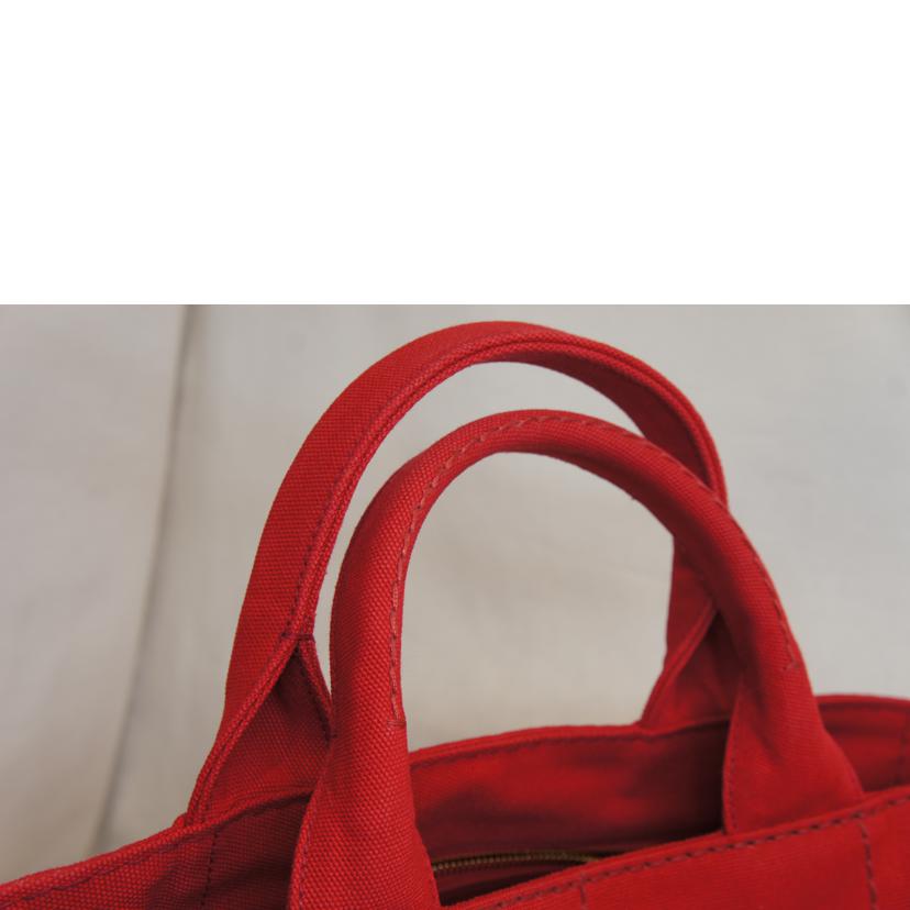 PRADA プラダ/カナパ2WAYキャンバス レッド//204/Aランク/92