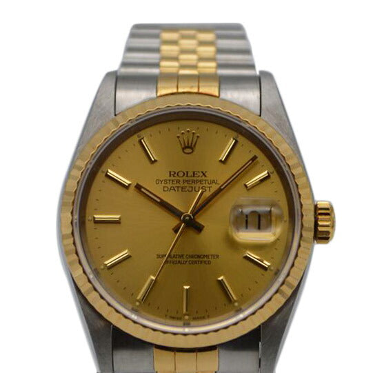 ROLEX ロレックス/デイトジャスト/シャンパンゴールド/16233//X62**********/Aランク/89
