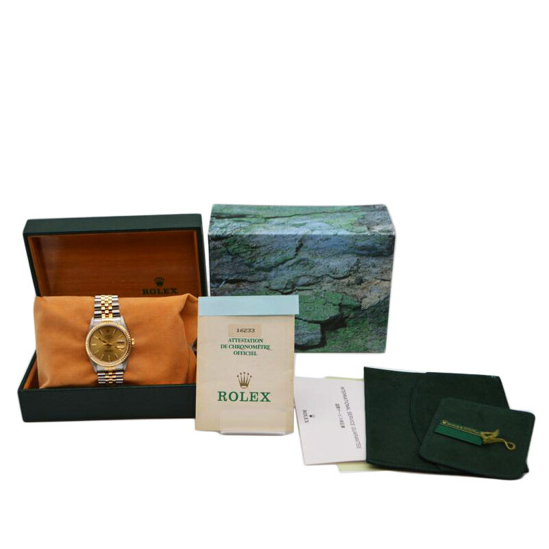 ROLEX ロレックス/デイトジャスト/シャンパンゴールド/16233//X62**********/Aランク/89