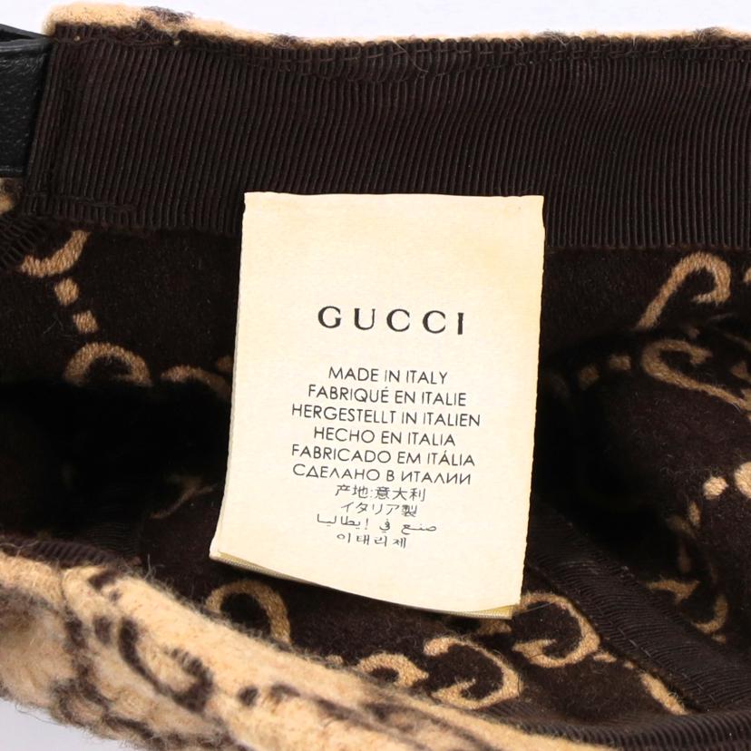 GUCCI グッチ/ウールキャップ/BG/517074//599***/Bランク/75