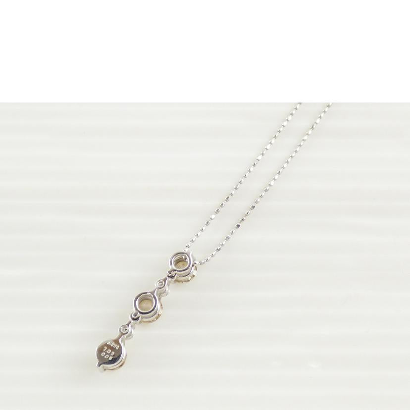 /K18WGダイヤネックレス1.03//ABランク/64