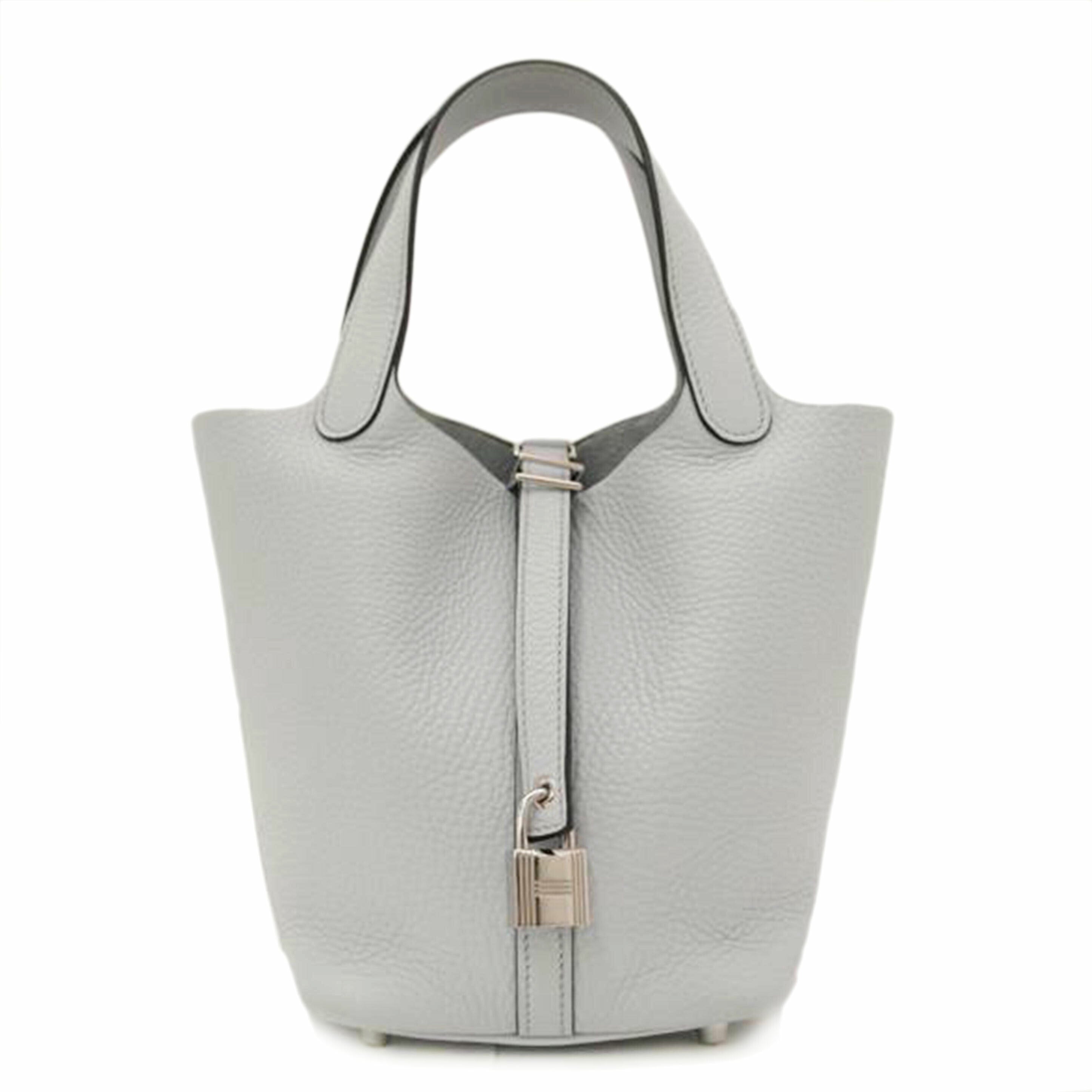 HERMES エルメス ハンド 2018年頃製造 トリヨンクレマンス レディース/ピコタンロックPM/T.クレマンス/ブルーペール//C刻印(2018)/Aランク/69