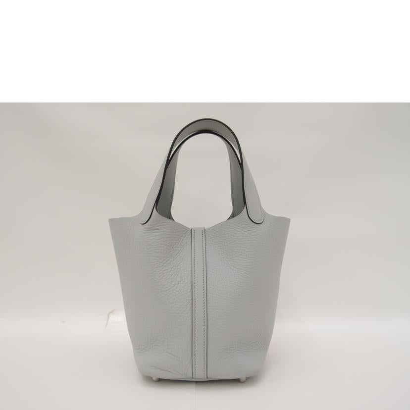 HERMES エルメス ハンド 2018年頃製造 トリヨンクレマンス レディース/ピコタンロックPM/T.クレマンス/ブルーペール//C刻印(2018)/Aランク/69