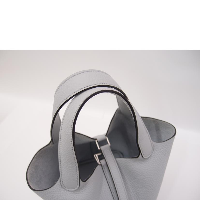 HERMES エルメス ハンド 2018年頃製造 トリヨンクレマンス レディース/ピコタンロックPM/T.クレマンス/ブルーペール//C刻印(2018)/Aランク/69