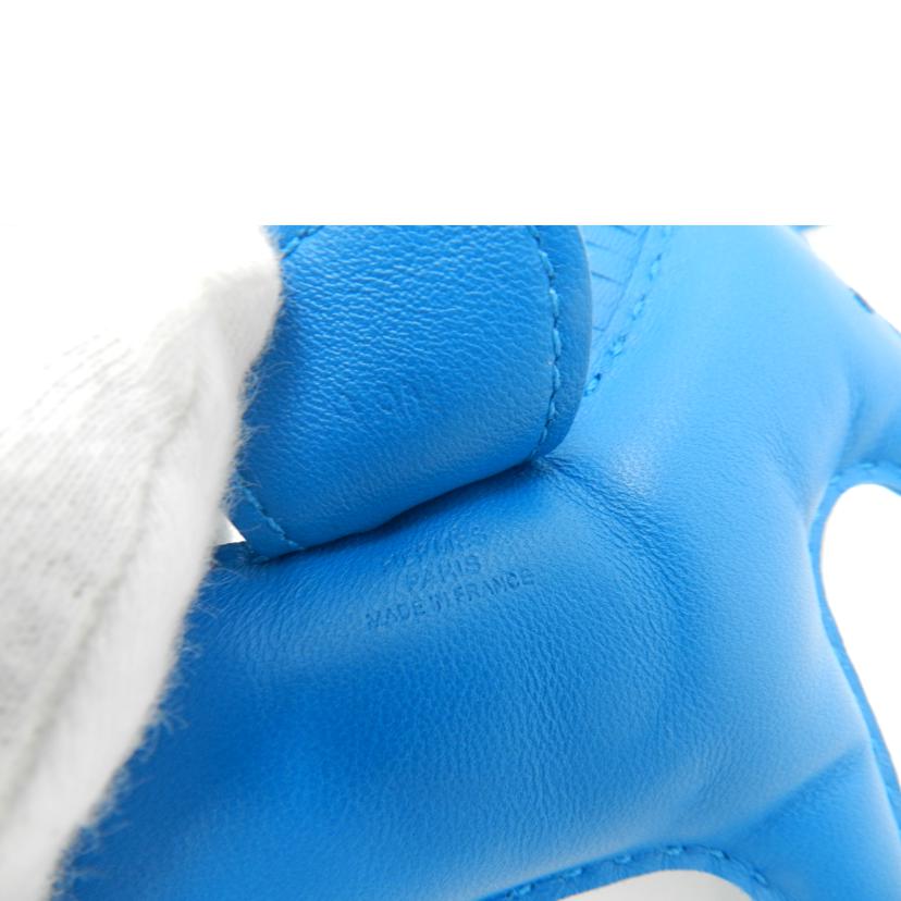 HERMES エルメス 青 馬 チャーム レディース メンズ/ロデオMM/アニョーミロ/ブルーザンジバル//A刻印(2017)/SAランク/69