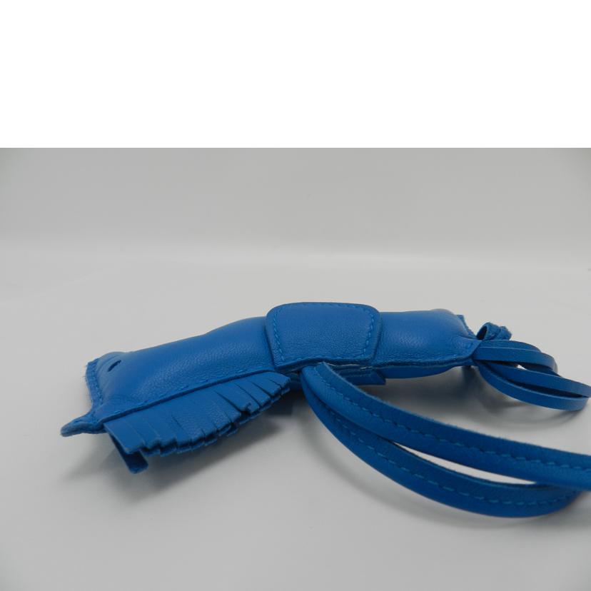 HERMES エルメス 青 馬 チャーム レディース メンズ/ロデオMM/アニョーミロ/ブルーザンジバル//A刻印(2017)/SAランク/69