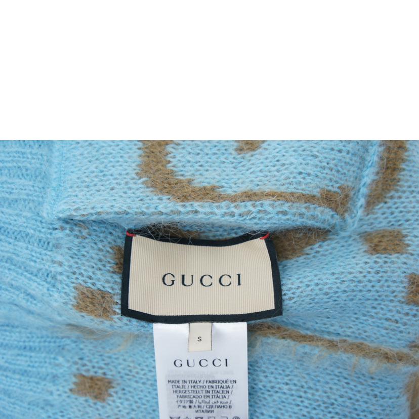 GUCCI グッチ/リバーシブルGGモヘアウールカーディガン BL/635160//Aランク/75
