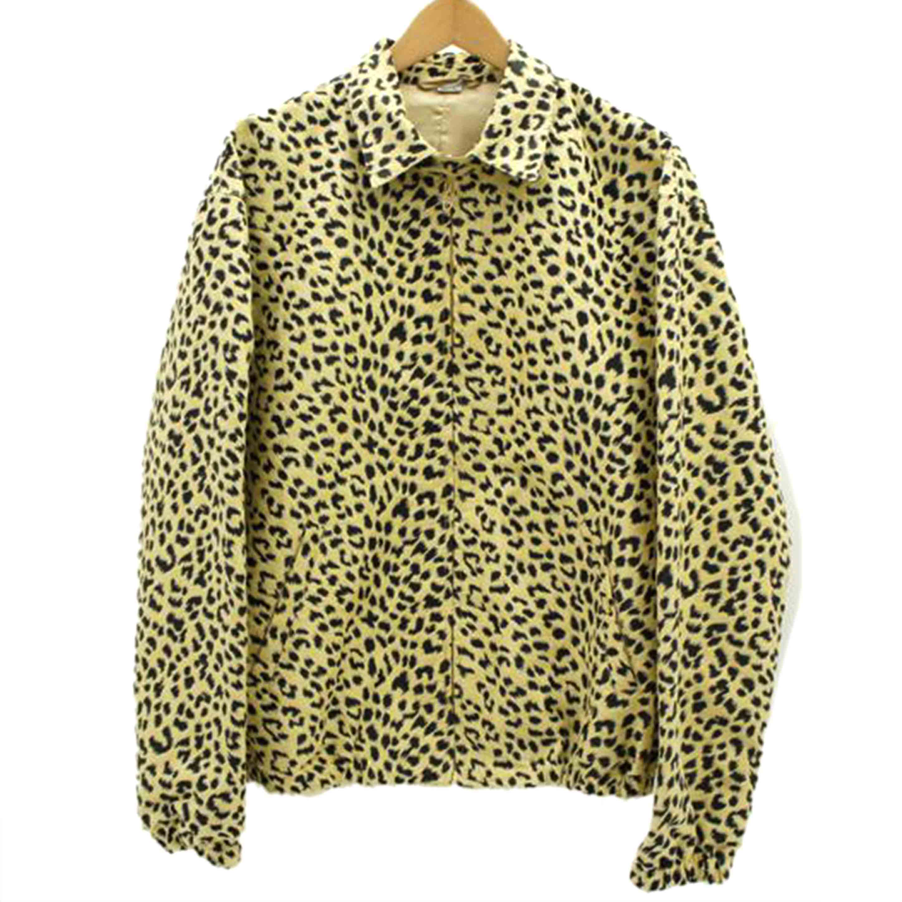 GUCCI グッチ/レオパードジャガードグッチラベルジップアップジャケット/630483 ZAEAL//Aランク/75