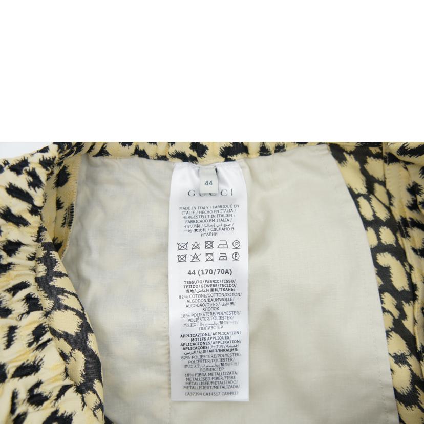 GUCCI グッチ/レオパードジャガードグッチラベル ショートパンツ/630717 ZAEAL//Aランク/75