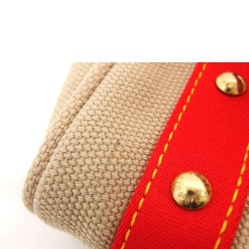 LV ルイ・ヴィトン ハンドバッグ/アンティグア・カバPM/ベージュ×レッド/M40038//FL0***/Aランク/04