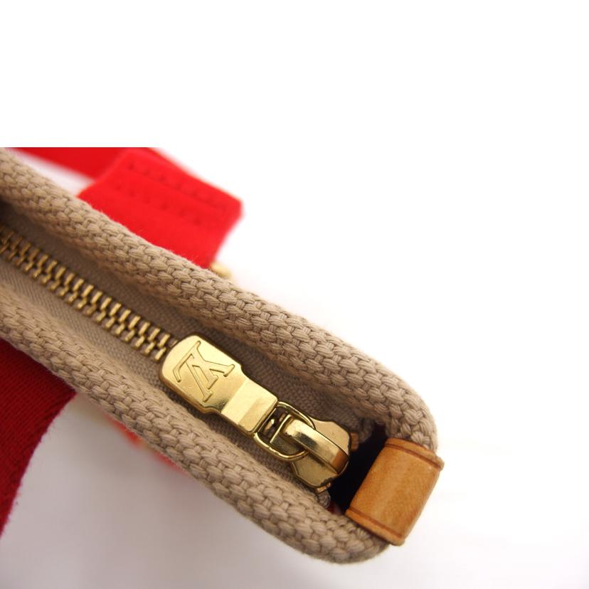 LV ルイ・ヴィトン ハンドバッグ/アンティグア・カバPM/ベージュ×レッド/M40038//FL0***/Aランク/04