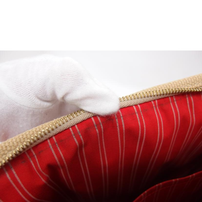 LV ルイ・ヴィトン トートバッグ/アンティグア・カバMM/ベージュ×レッド/M40035//SR0***/ABランク/04