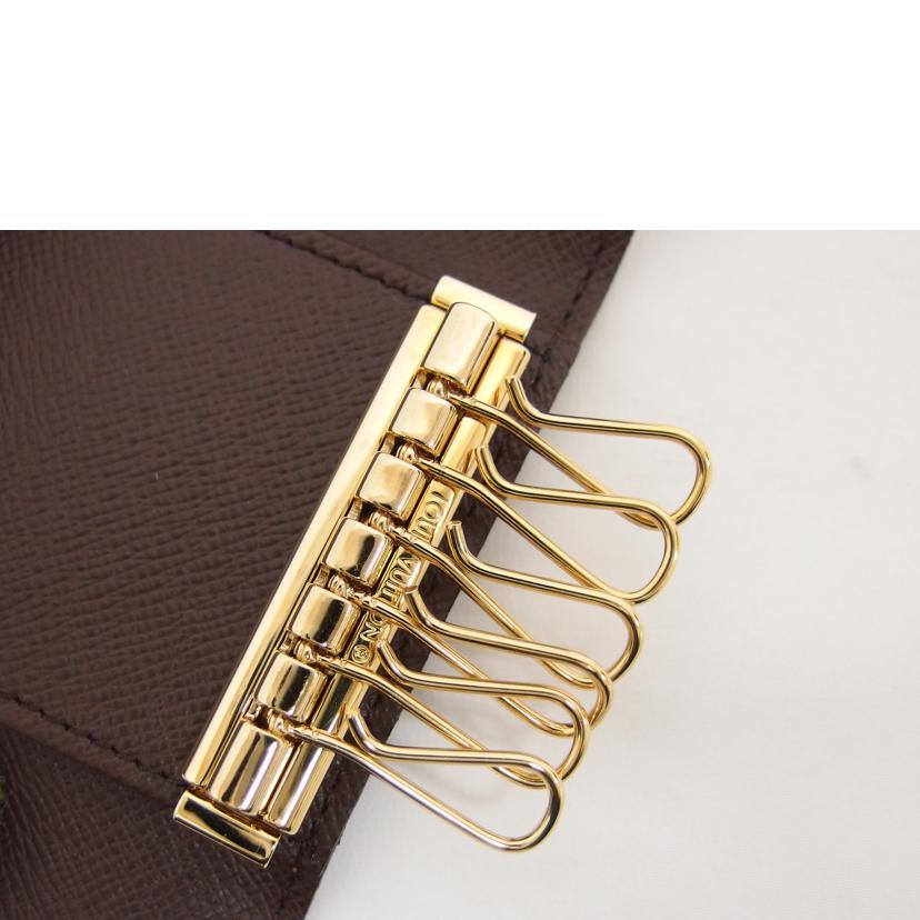 LV ルイ・ヴィトン 6連キーケース/ミュルティクレ6/ダミエ/エベヌ/N62630//CT0***/Aランク/04