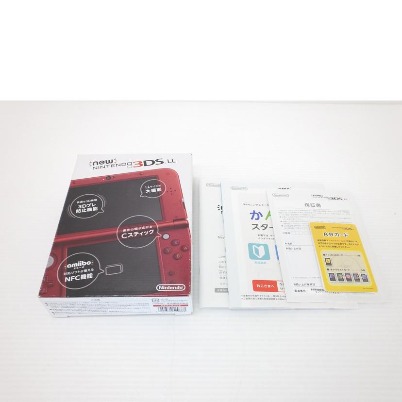 nintendo 任天堂/newニンテンドー3DSLL本体メタリックレッド/RED-S-RAAA//QJF115151826/Bランク/88