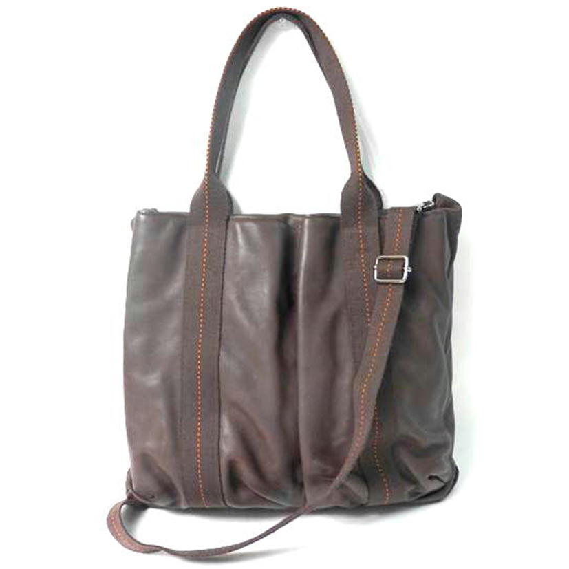 HERMES エルメス/キャラバン・ヴェルティカルMM/ヴォーデルマ/ハバナ//Bランク/84