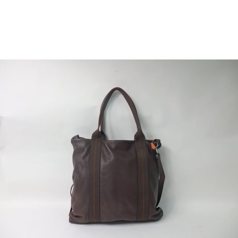 HERMES エルメス/キャラバン・ヴェルティカルMM/ヴォーデルマ/ハバナ//Bランク/84