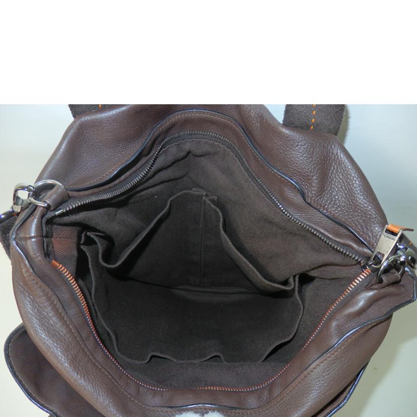 HERMES エルメス/キャラバン・ヴェルティカルMM/ヴォーデルマ/ハバナ//Bランク/84