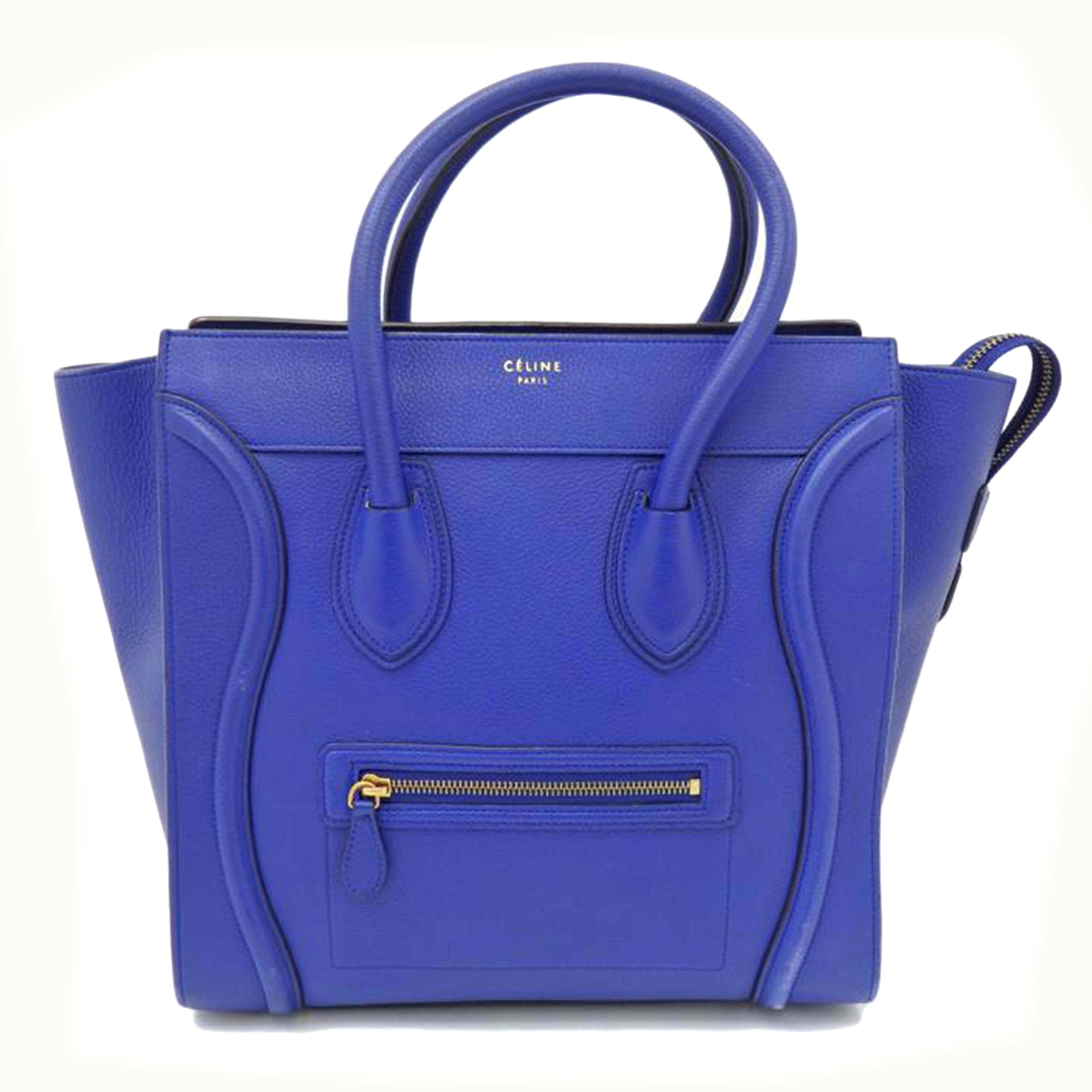 セリーヌ セリーヌ マイクロ ラゲージ バッグ CELINE セリーヌ マイクロ ラゲージ キャンバス レザー ハンド