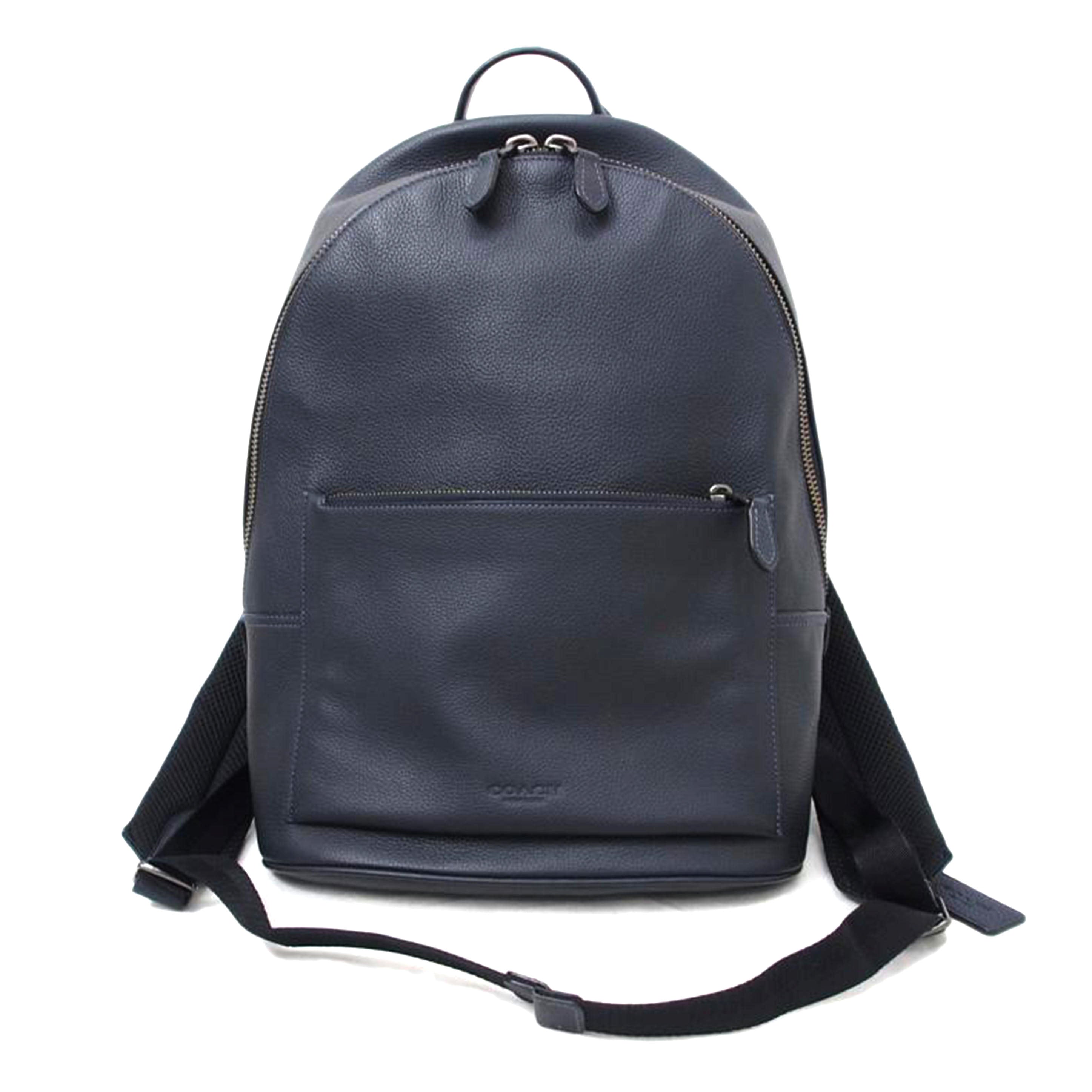 COACH コーチ/メトロポリタン レザーバックパック/ネイビー/69351//A1944/Aランク/78