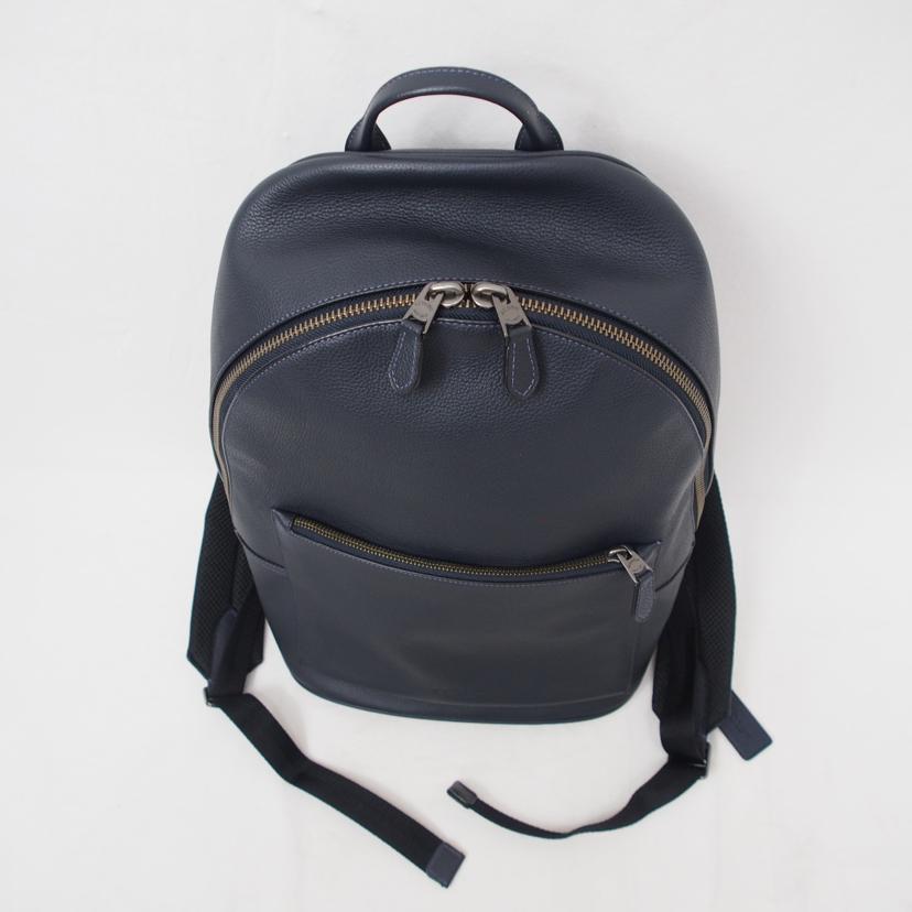 COACH コーチ/メトロポリタン レザーバックパック/ネイビー/69351//A1944/Aランク/78