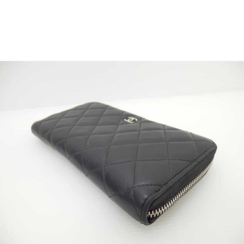 CHANEL シャネル/マトラッセココマークラウンドファスナー長財布/15397185//Bランク/88