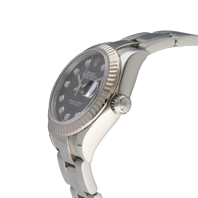 ROLEX ロレックス/DATE JUST 10Pダイヤ/ダークロジウム/279174G//U38*****/Aランク/91