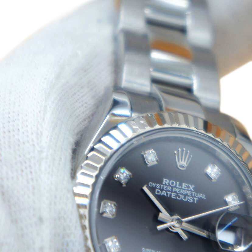 ROLEX ロレックス/DATE JUST 10Pダイヤ/ダークロジウム/279174G//U38*****/Aランク/91