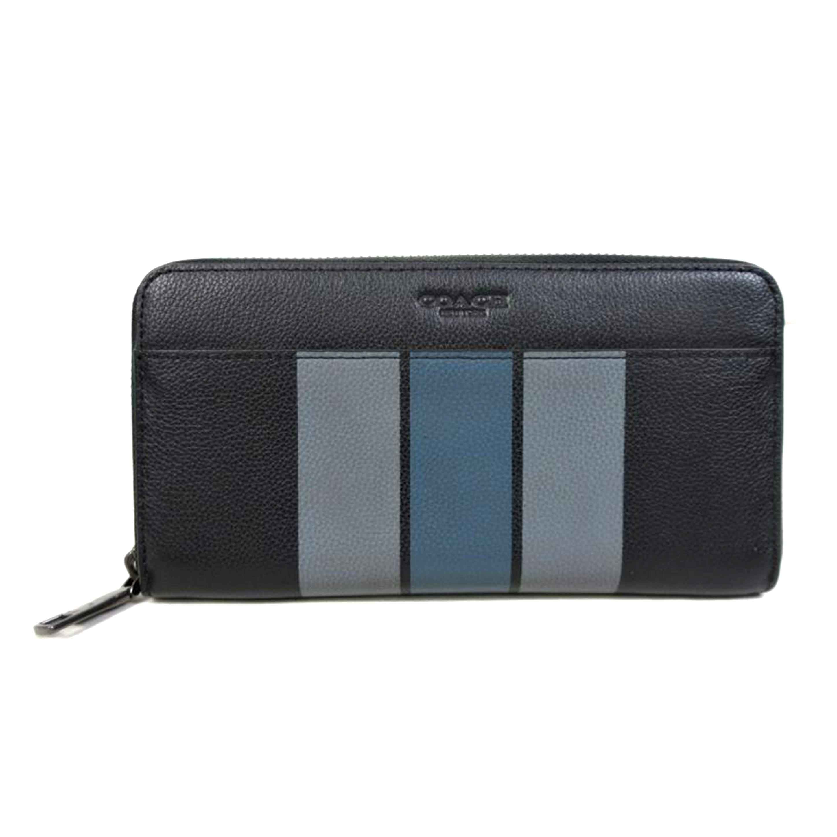 COACH コーチ/ヴァーシティーレザーアコーディオンジップアラウンド/F58109//G1580/Aランク/70